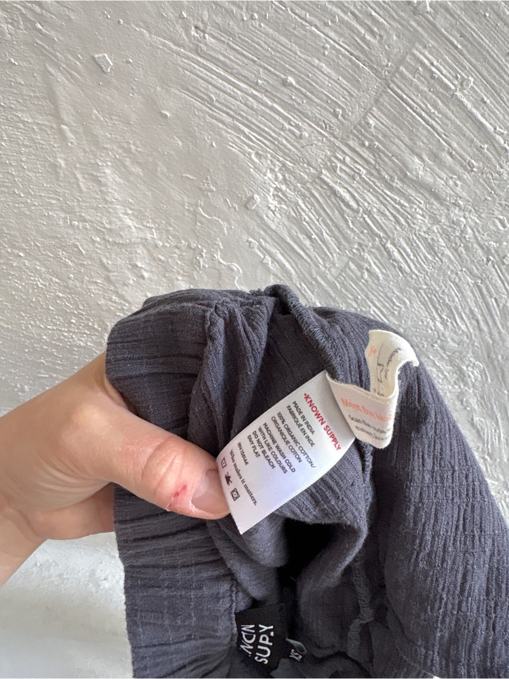 Known supply organic cotton gauze shorts - Picture 4 of 5